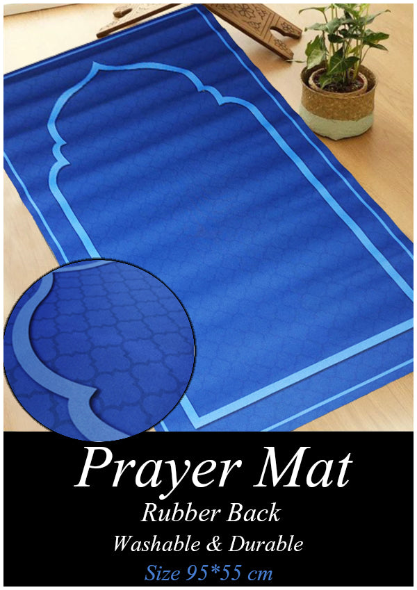 Travel Prayer Mat janamaz traditional Saudi Style Prayer Rug Prayer Mat, Washable & durable for traveling