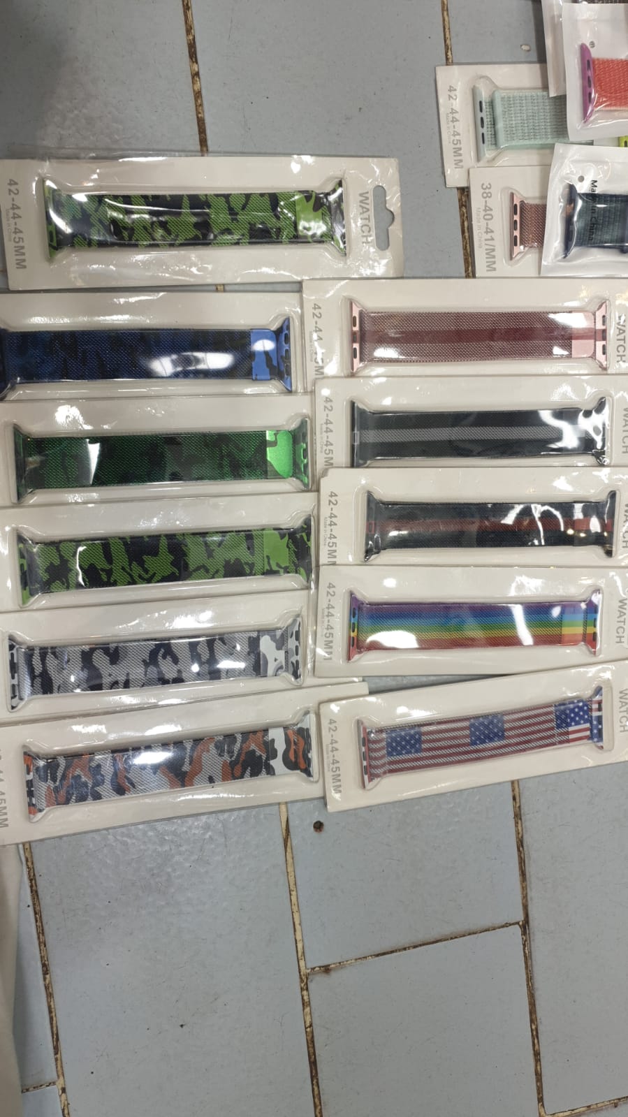 Gucci and army watch straps - (Random Color & Design)