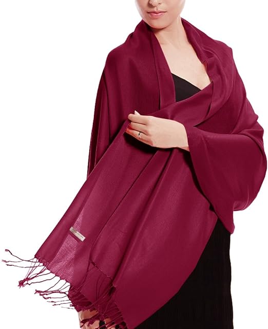 Fashionable winter scarf for women cashmere plain scarf