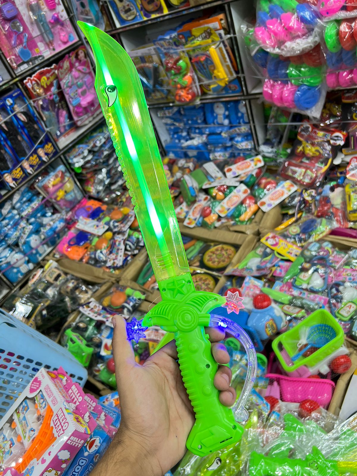 Green led light sword (for kids)
