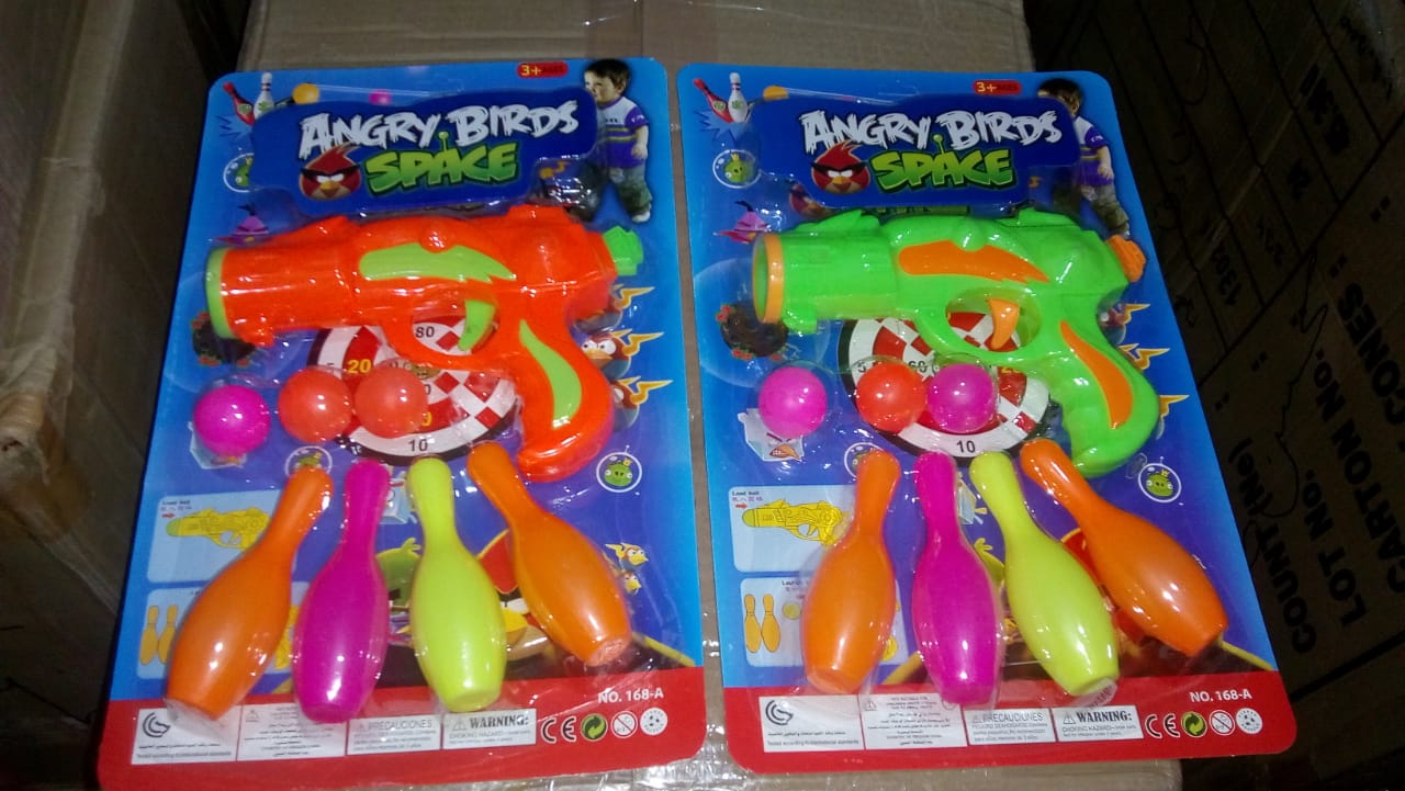 ANGRY BIRD BALL GUN SI ( For kids)