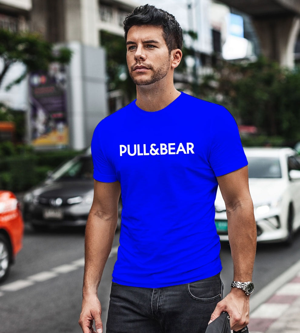 Pull & Bear Printed Tshirt For Mens