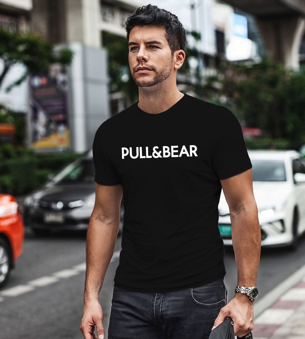 Pull & Bear Printed Tshirt For Mens