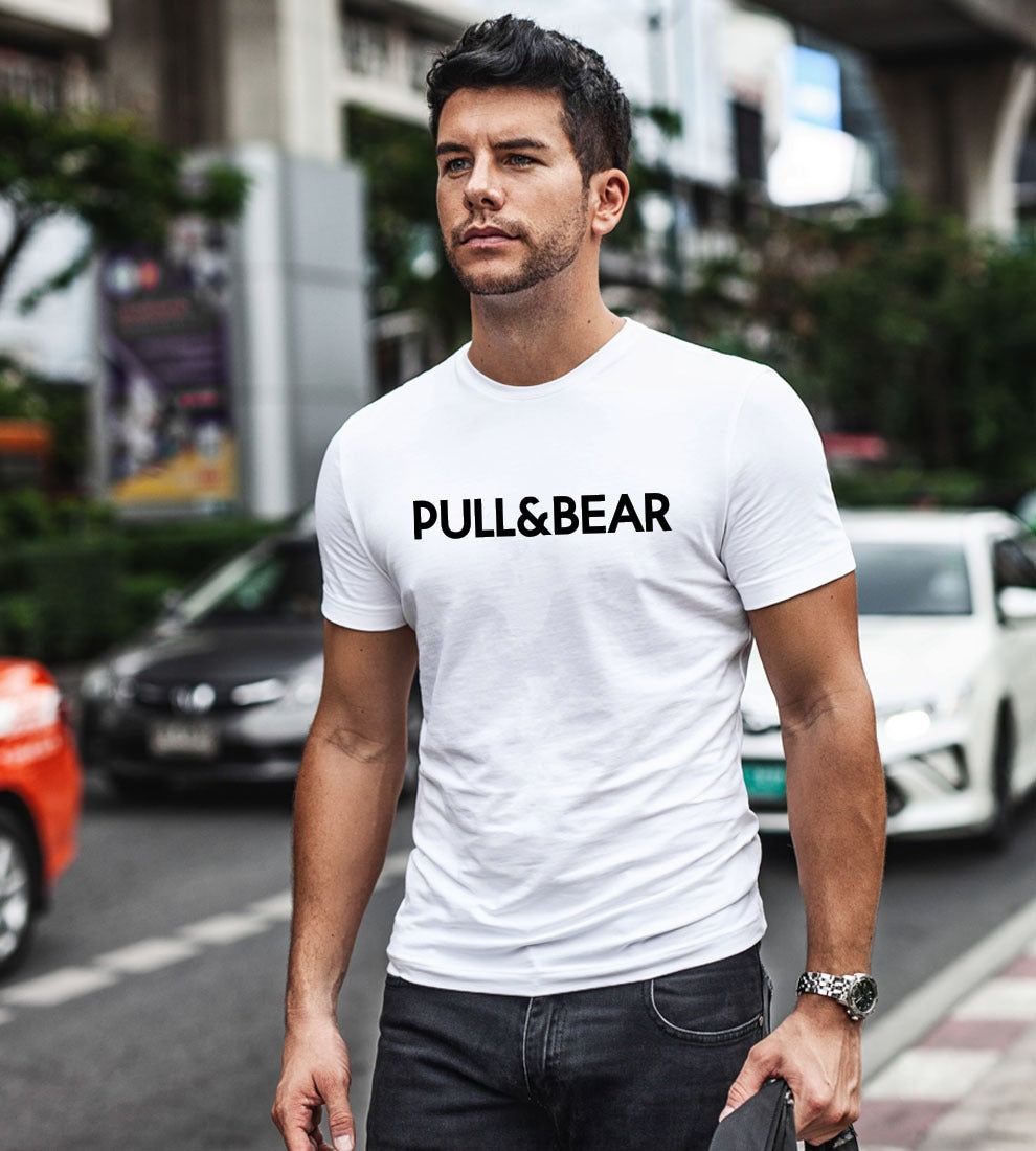 Pull & Bear Printed Tshirt For Mens