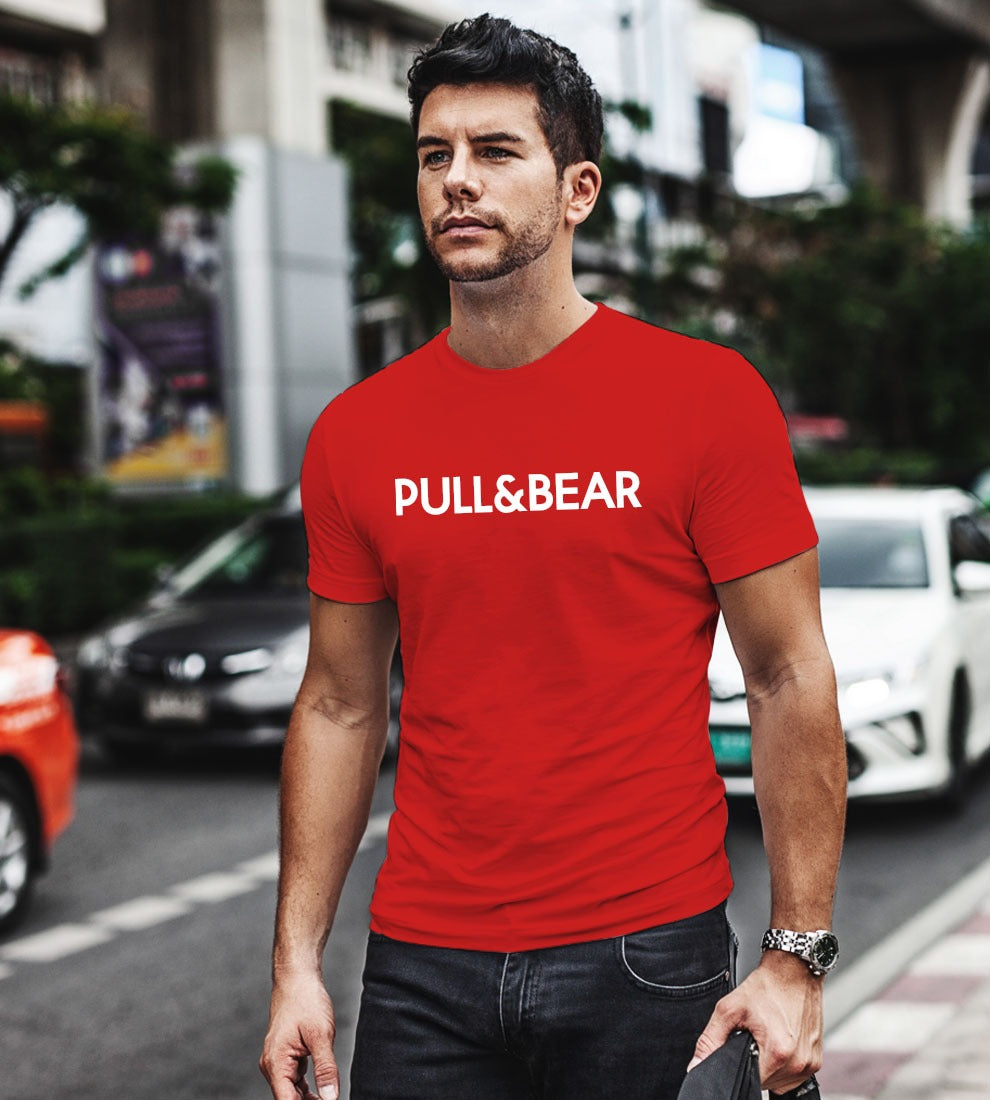 Pull & Bear Printed Tshirt For Mens