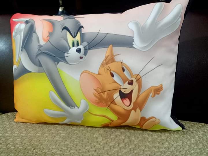 Tom & Jerry Pillow Size 11x15 with filling
