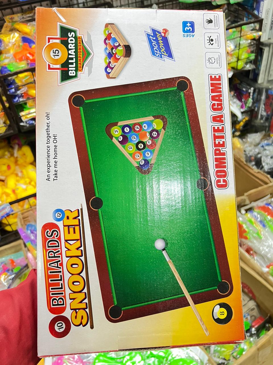 snooker big game for kids