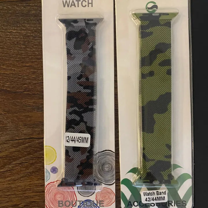 Gucci and army watch straps - (Random Color & Design)