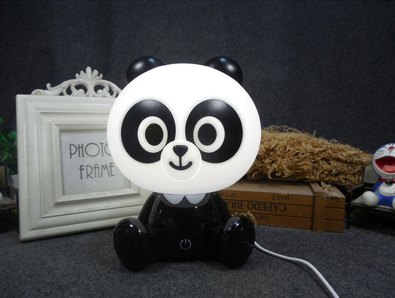 Panda & Sally Chicken Night Lamp LED Cartoon USB Night Lights Children Table Lamps Baby Bedroom Bedside Home Decor Gift For Kids