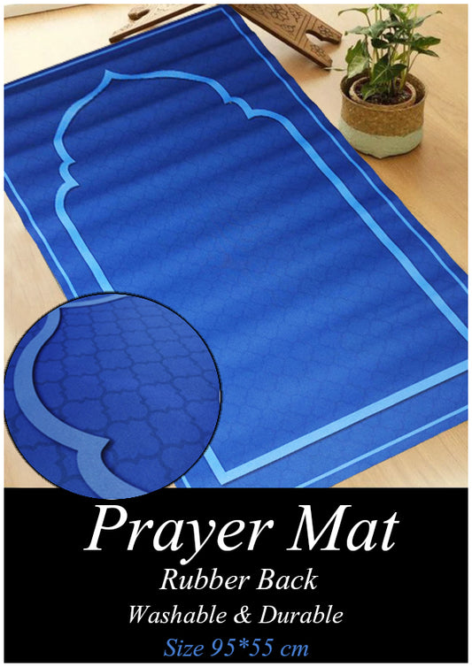 Travel Prayer Mat janamaz traditional Saudi Style Prayer Rug Prayer Mat, Washable &amp; durable for traveling