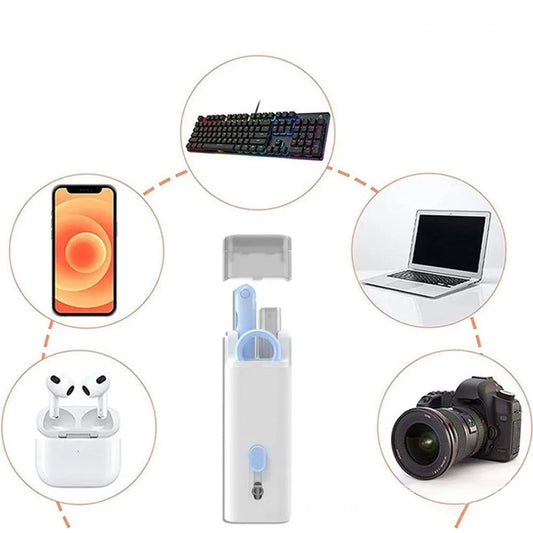 New Headset 7 in 1 Kit Scalable Keyboard Cleaner Brush Earphone Cleaning Pen Cleaner