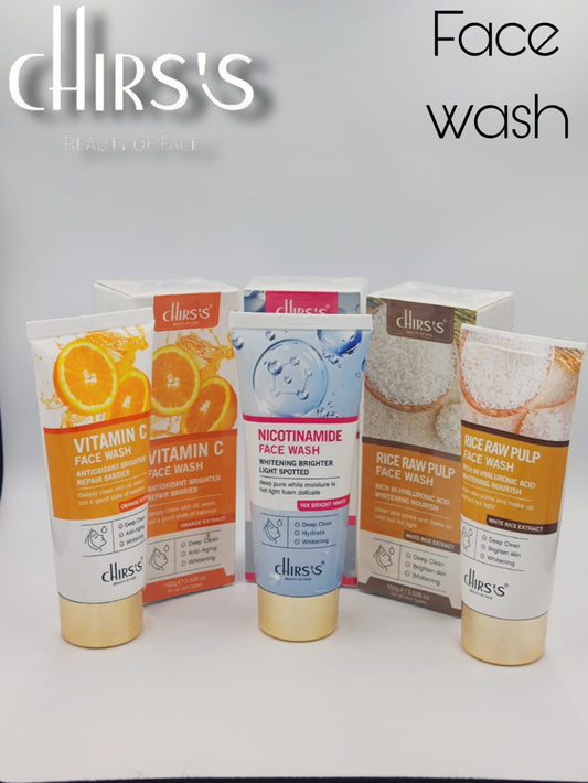 chirs's face wash